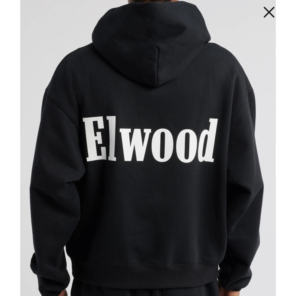 Elwood Black Men's Hoodie